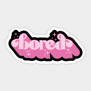 Sparkling Boredom Sticker